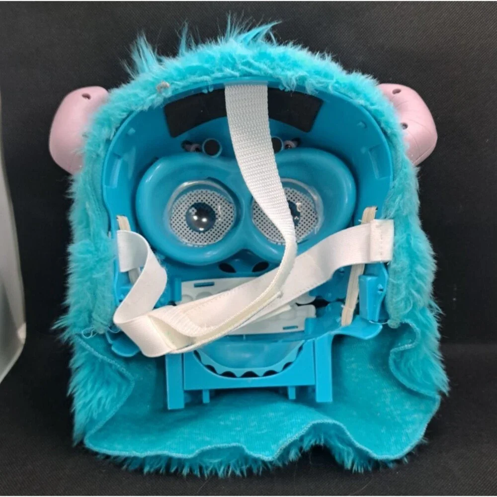 Monsters University Inc Blue Plush Fur Sulley Sully Mask Toy Disney Spin Master - Picture 2 of 4